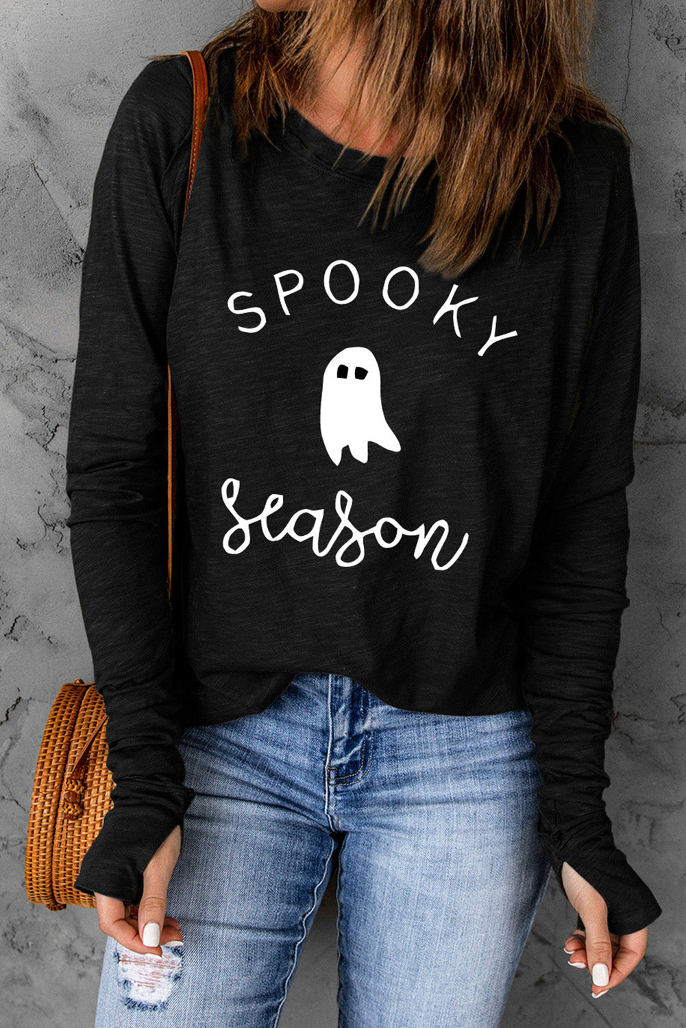 SPOOKY SEASON Graphic Long Sleeve T-Shirt