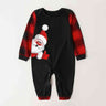 Santa Graphic Round Neck Jumpsuit