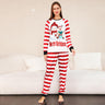 MERRY CHRISTMAS Graphic Top and Striped Pants Set