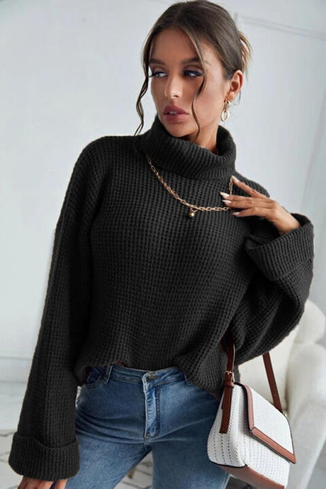 Turtleneck Long Sleeve Sweater