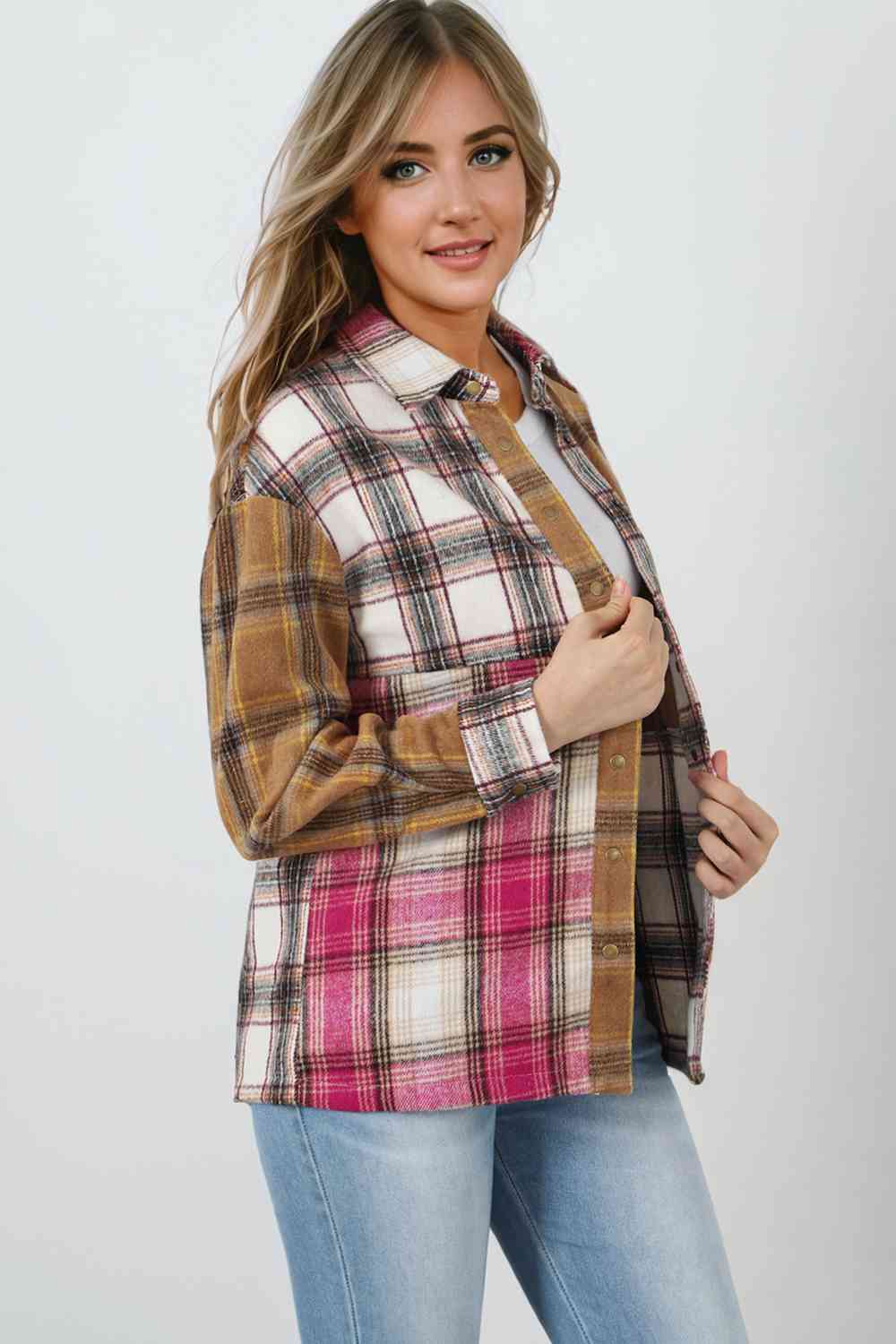 Plaid Shirt Jacket