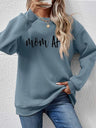 Letter Graphic Dropped Shoulder Sweatshirt