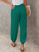 High Waist Cropped Pants