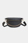 Printed PU Leather Sling Bag