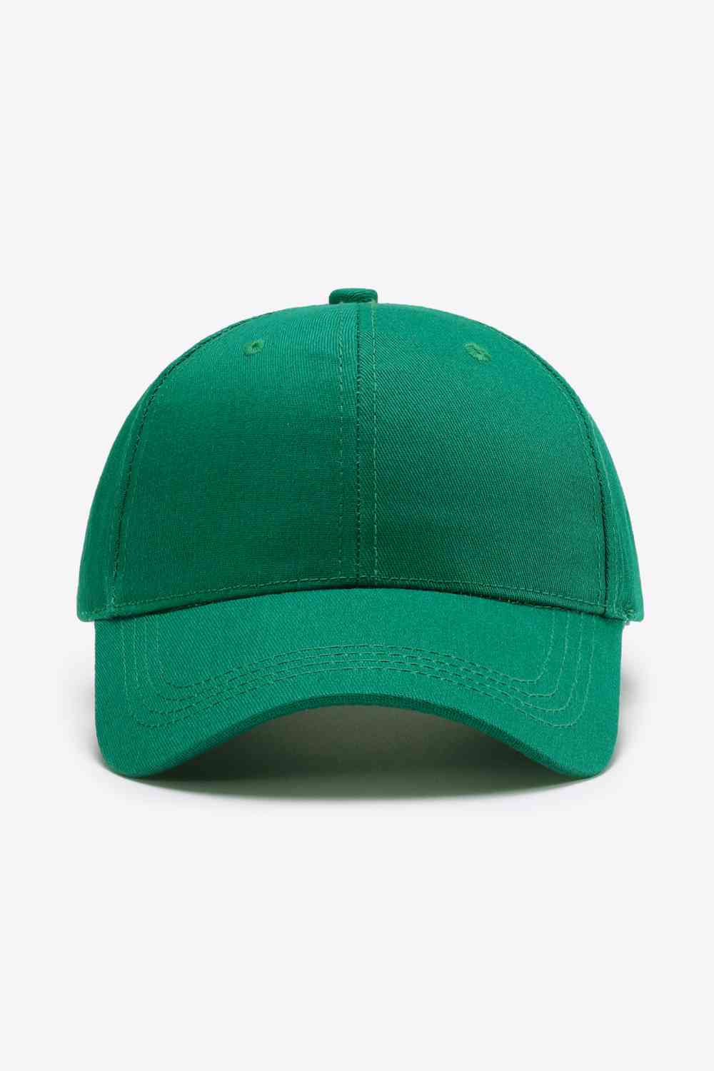 Plain Adjustable Cotton Baseball Cap