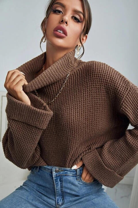 Turtleneck Long Sleeve Sweater