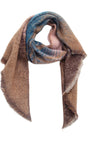 Raw Hem Polyester Scarf