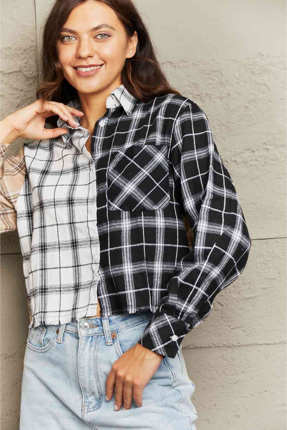 Plaid Long Sleeve Shirt