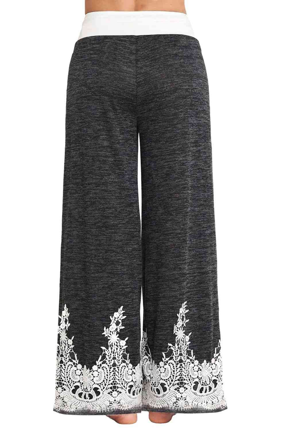 High Waist Wide Leg Pants