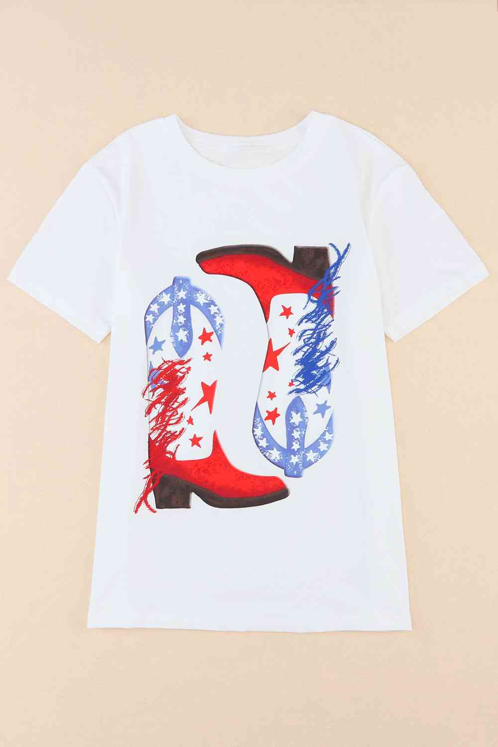 Star Cowboy Boots Graphic Tee