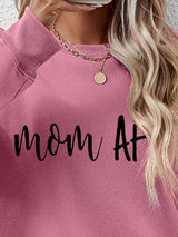 Letter Graphic Dropped Shoulder Sweatshirt