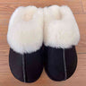 Faux Suede Center Seam Slippers