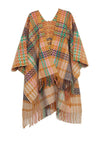 Plaid Fringe Detail Scarf