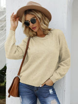 Round Neck Long Sleeve Sweater