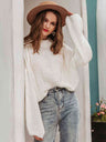 Round Neck Long Sleeve Sweater