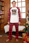 MERRY EVERYTHING Graphic Top and Plaid Pants Set