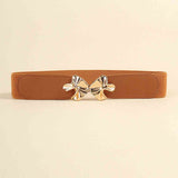 Alloy Buckle Elastic Belt