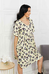 BOMBOM Take It Easy Animal Print Dress