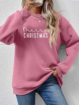 MERRY CHRISTMAS Dropped Shoulder Sweatshirt