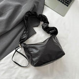 PU Leather Drawstring Shoulder Bag