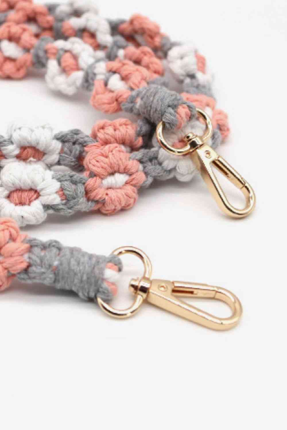 Macrame Flower Lanyard