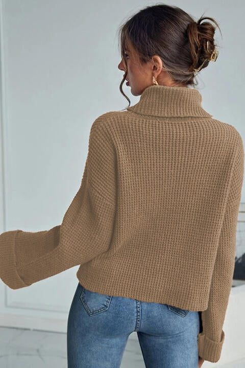 Turtleneck Long Sleeve Sweater