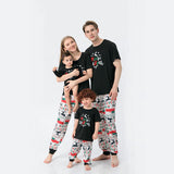 Men MERRY CHRISTMAS Graphic Top and Printed Pants Set