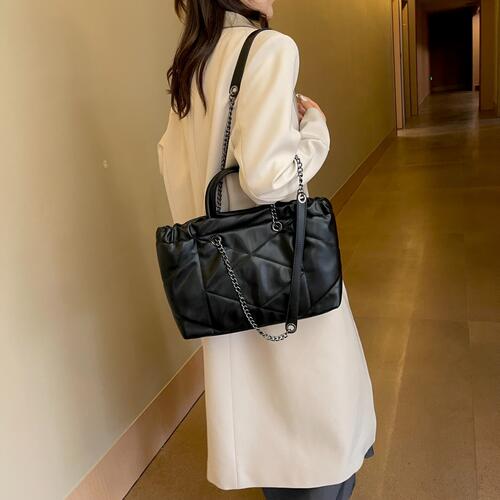 PU Leather Tote Bag