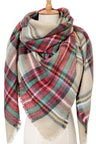 Plaid Imitation Cashmere Scarf