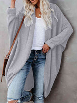 Open Front Long Sleeve Cardigan