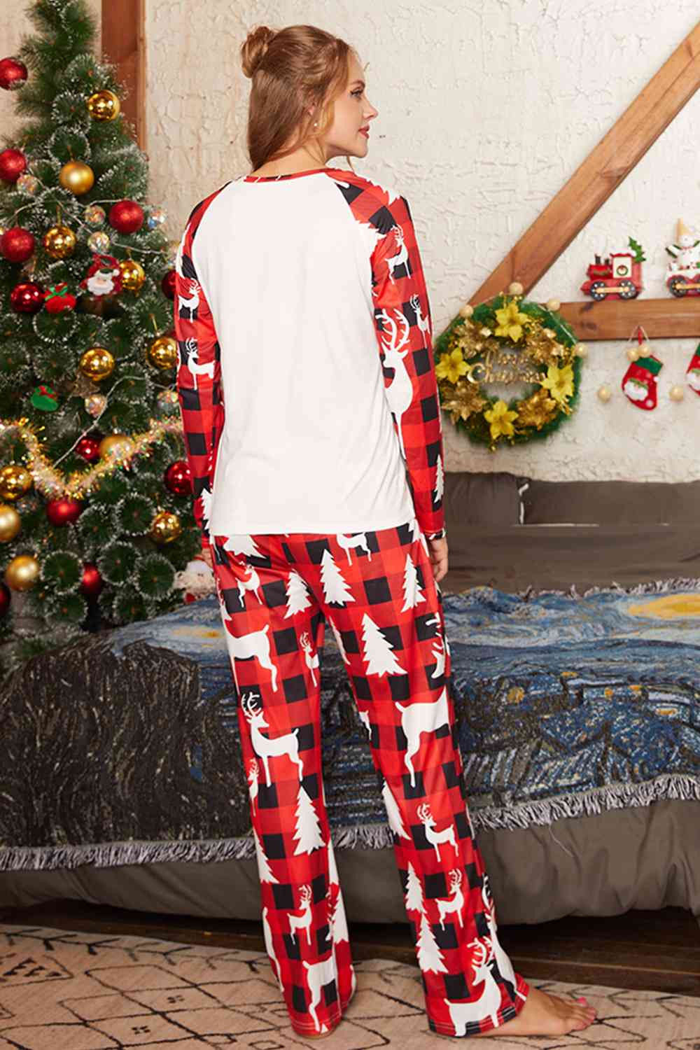 MERRY CHRISTMAS Graphic Top and Pants Set