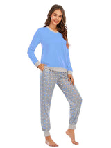 Long Sleeve Top and Polka Dot Pants Set