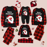 MERRY CHRISTMAS Graphic Top and Plaid Pants Set