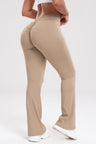 Ruched High Waist Bootcut Active Pants