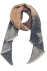 Raw Hem Polyester Scarf