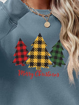 MERRY CHRISTMAS Dropped Shoulder Sweatshirt