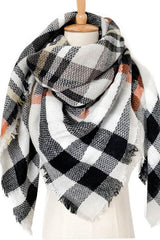 Plaid Imitation Cashmere Scarf