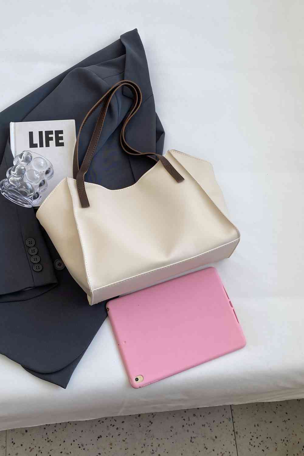 PU Leather Tote Bag