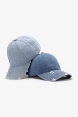 Distressed Adjustable Baseball Cap