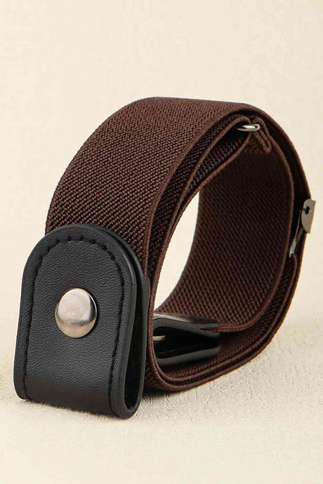 PU Elastic Snap Closure Belt