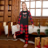 CHRISTMAS SPIRITS Graphic Top and Plaid Pants Set