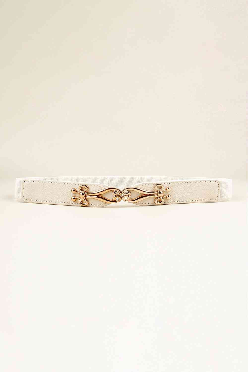 Alloy Buckle Elastic Belt