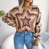 Star Round Neck Sweater