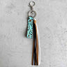 Genuine Leather Tassel Keychain