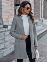 Open Front Long Sleeve Blazer