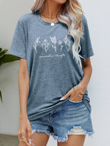 Graphic Round Neck Short Sleeve Tee