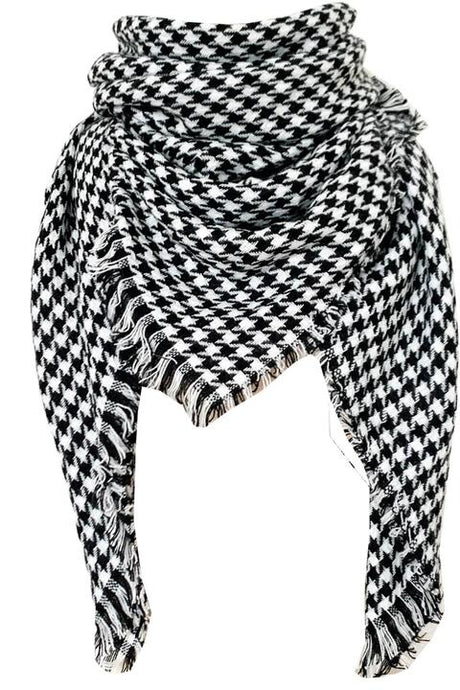 Faux Cashmere Plaid Scarf